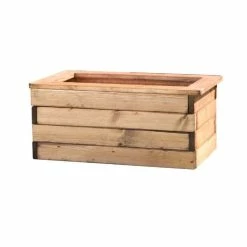 58cm Redwood Trough Planter by Charles Taylor