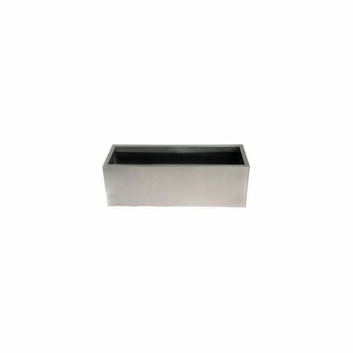 75cm Zinc Galvanised Silver Trough Planter - By Primrose™ 3 75cm Zinc Galvanised Silver Trough Planter - By Primrose™