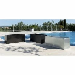 100cm Zinc Galvanised Silver Trough Planter - By Primrose™ 15 100cm Zinc Galvanised Silver Trough Planter - By Primrose™ -Planters Outlet Store PP0003XL add image 5 f06b