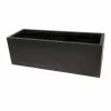 70cm Zinc Galvanised Black Trough Planter - By Primrose™ 1 70cm Zinc Galvanised Black Trough Planter - By Primrose™ -Planters Outlet Store PP0005S main image fa43