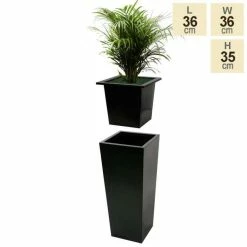 36cm Flared Square Planter Insert - By Primrose™ -Planters Outlet Store PP0007LAINSERT main image 5f6e