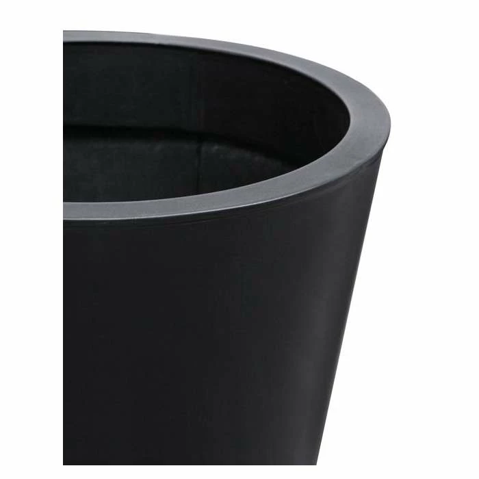 H56cm Zinc Galvanised Black Cone Planter - By Primrose™ 7 H56cm Zinc Galvanised Black Cone Planter - By Primrose™ - Image 5