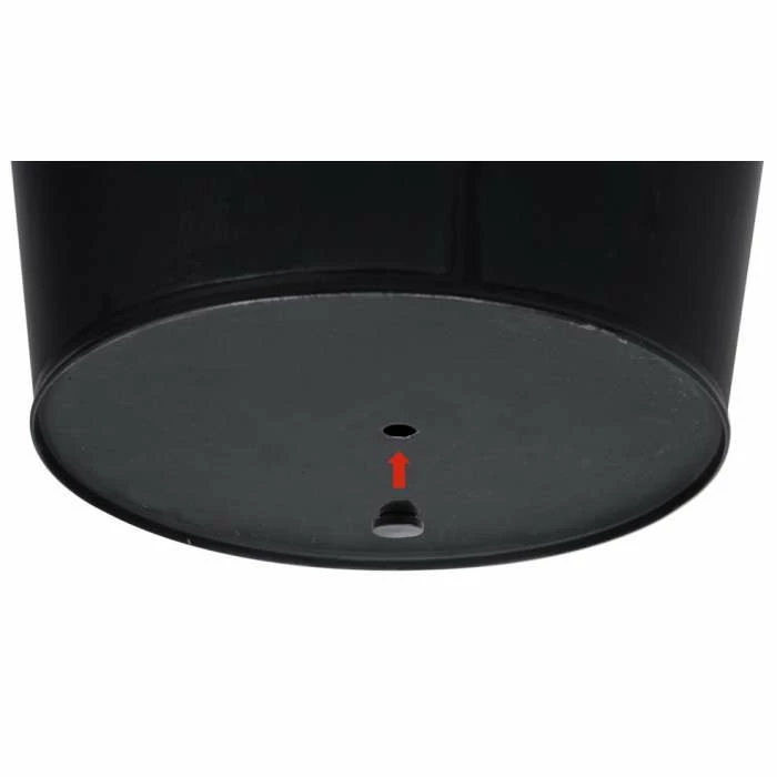 H56cm Zinc Galvanised Black Cone Planter - By Primrose™ 8 H56cm Zinc Galvanised Black Cone Planter - By Primrose™ - Image 6