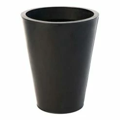 H69.5cm Zinc Galvanised Black Cone Planter - By Primrose™ 15 H69.5cm Zinc Galvanised Black Cone Planter - By Primrose™ -Planters Outlet Store PP0009X add image 6 a15e