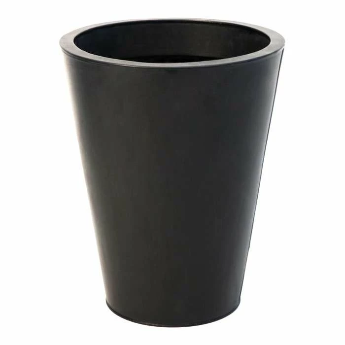 H69.5cm Zinc Galvanised Black Cone Planter - By Primrose™ 9 H69.5cm Zinc Galvanised Black Cone Planter - By Primrose™ - Image 7
