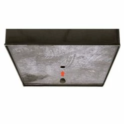 50cm Zinc Galvanised Mocha Brown Cube Planter - By Primrose™ 15 50cm Zinc Galvanised Mocha Brown Cube Planter - By Primrose™ -Planters Outlet Store PP0041X add image 6 3277