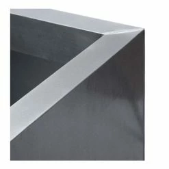 40cm Zinc Galvanised Silver Cube Planters - By Primrose™ 15 40cm Zinc Galvanised Silver Cube Planters - By Primrose™ -Planters Outlet Store PP0079L add image 2 6d6c