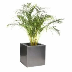 40cm Zinc Galvanised Silver Cube Planters - By Primrose™ 20 40cm Zinc Galvanised Silver Cube Planters - By Primrose™ -Planters Outlet Store PP0079L add image 7 4e6b