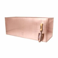 75cm Zinc Galvanised Trough Planter in a Copper Finish by Primrose™ 13 75cm Zinc Galvanised Trough Planter in a Copper Finish by Primrose™ -Planters Outlet Store PP0261L add image 3 e37d