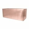 75cm Zinc Galvanised Trough Planter in a Copper Finish by Primrose™ -Planters Outlet Store PP0261L rollover image 0320