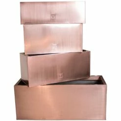70cm Zinc Galvanised Trough Planter in a Copper Finish by Primrose™ 15 70cm Zinc Galvanised Trough Planter in a Copper Finish by Primrose™ -Planters Outlet Store PP0261S add image 5 ca50
