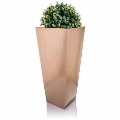 H70cm Zinc Galvanised Flared Square Planter in a Copper Finish by Primrose™ 13 H70cm Zinc Galvanised Flared Square Planter in a Copper Finish by Primrose™ -Planters Outlet Store PP0262M add image 4 e674