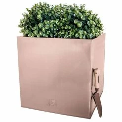 50cm Zinc Galvanised Cube Planter in a Copper Finish by Primrose™ 12 50cm Zinc Galvanised Cube Planter in a Copper Finish by Primrose™ -Planters Outlet Store PP0264XL add image 2 92d1