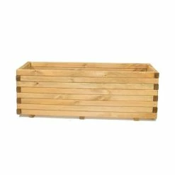 1.1m Pine Raised Trough Planter 17 1.1m Pine Raised Trough Planter -Planters Outlet Store PP0381 add image 4 f610