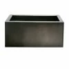 64cm Zinc Galvanised Pewter Trough Planter - By Primrose™ -Planters Outlet Store PP0443M main image 678b