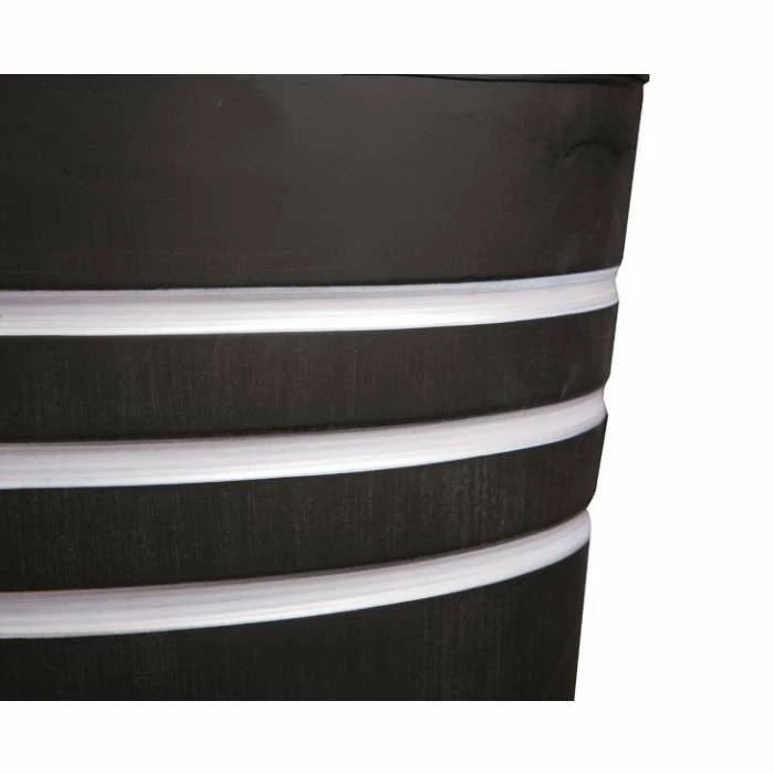 H90cm Tall Round Black Zinc Planter - By Primrose™ 6 H90cm Tall Round Black Zinc Planter - By Primrose™ - Image 4