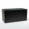 120cm Zinc Galvanised Black Trough 1 120cm Zinc Galvanised Black Trough -Planters Outlet Store PP10702 add image 1 cba8