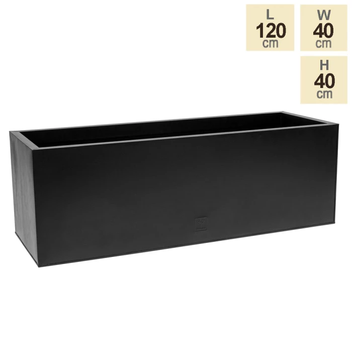 120cm Zinc Galvanised Black Trough 9 120cm Zinc Galvanised Black Trough - Image 7