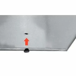 89cm Zinc Tall Trough Planter with Insert in Silver - By Primrose™ -Planters Outlet Store PP1771M add image 3 0d28