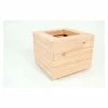 36cm Larch Wood Small Square Planter 1 36cm Larch Wood Small Square Planter -Planters Outlet Store PP2029 main image 9720