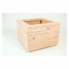 48cm Larch Wood Medium Square Planter -Planters Outlet Store PP2030 main image 157e
