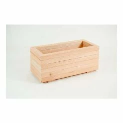 68cm Larch Wood Small Trough Planter