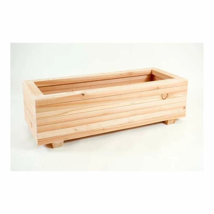 1.2m Larch Wood Medium Veggie Trough Planter 3 1.2m Larch Wood Medium Veggie Trough Planter