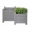 Square Versailles Planters - Set of 2 - 30cm/40cm 2 Square Versailles Planters - Set of 2 - 30cm/40cm -Planters Outlet Store PP2063G main image 93d3