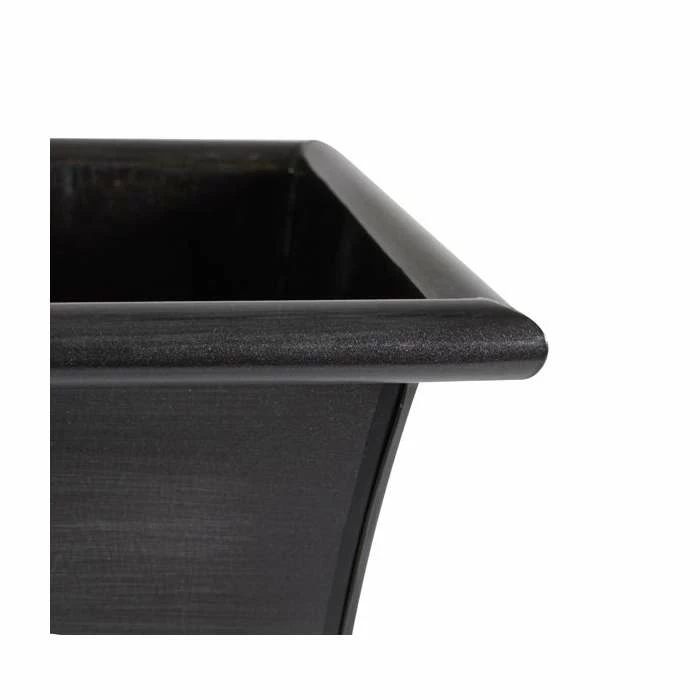 50cm Zinc Galvanised Trough Planter - By Primrose™ 4 50cm Zinc Galvanised Trough Planter - By Primrose™ - Image 2