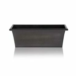 50cm Zinc Galvanised Trough Planter - By Primrose™
