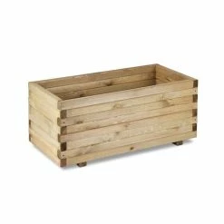 L90cm Pine Raised Trough Planter -Planters Outlet Store PP2310 add image 6 aed1