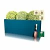 100cm Zinc Galvanised Teal Trough Planter - By Primrose™ 2 100cm Zinc Galvanised Teal Trough Planter - By Primrose™ -Planters Outlet Store PP2641XL main image 5858