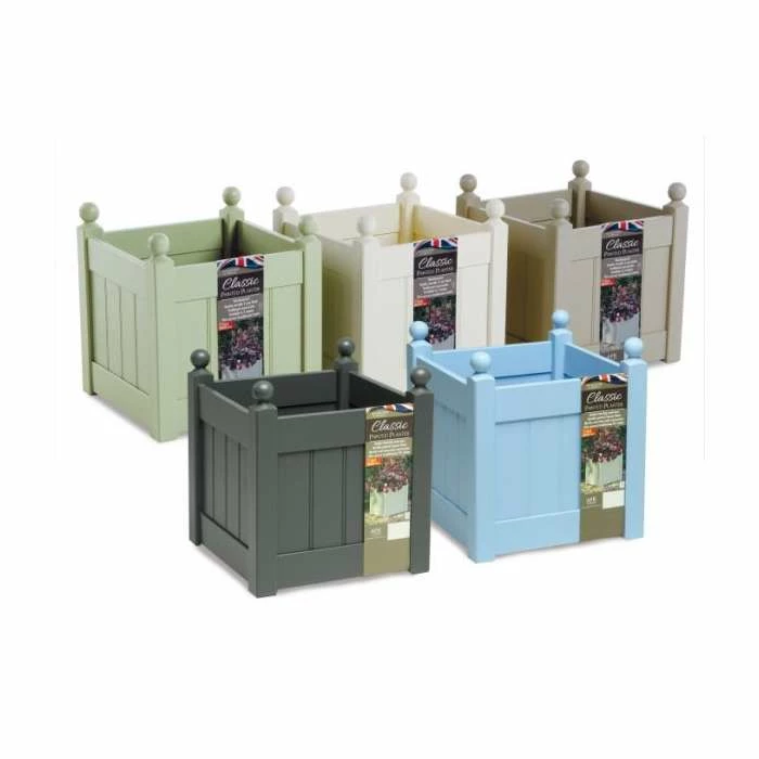 43cm Timber Heritage Sage Green Classic Planter 4 43cm Timber Heritage Sage Green Classic Planter - Image 2