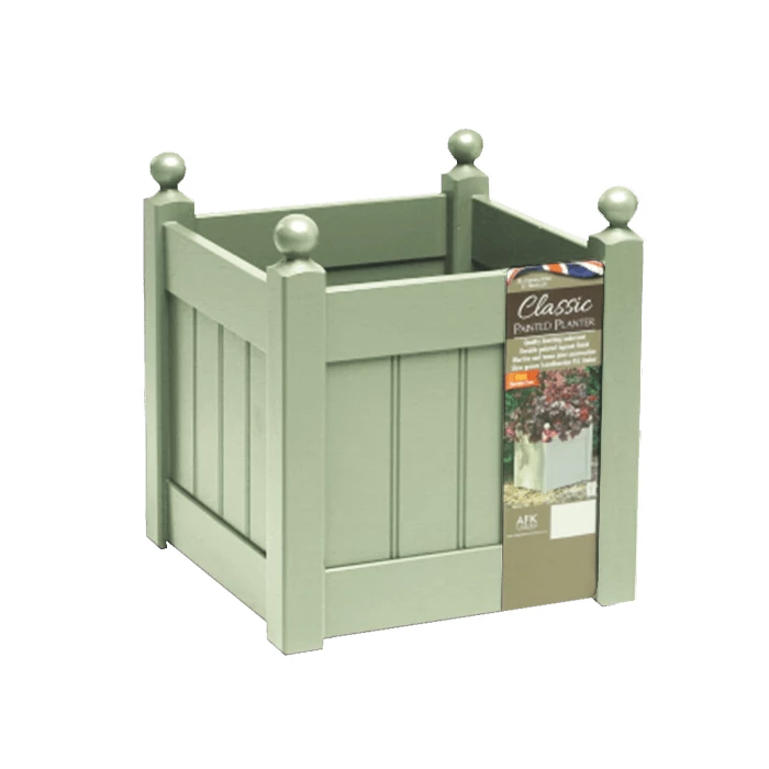 46cm Timber Heritage Sage Green Classic Planter 3 46cm Timber Heritage Sage Green Classic Planter