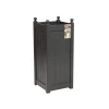 90cm Timber Charcoal Grey Tall Classic Planter -Planters Outlet Store PP2735 main image cc13