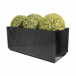 100cm Zinc Galvanised Kick-Bottom Trough Planter in Platinum by Primrose™ 9 100cm Zinc Galvanised Kick-Bottom Trough Planter in Platinum by Primrose™ -Planters Outlet Store PP3008L add image 2 910b