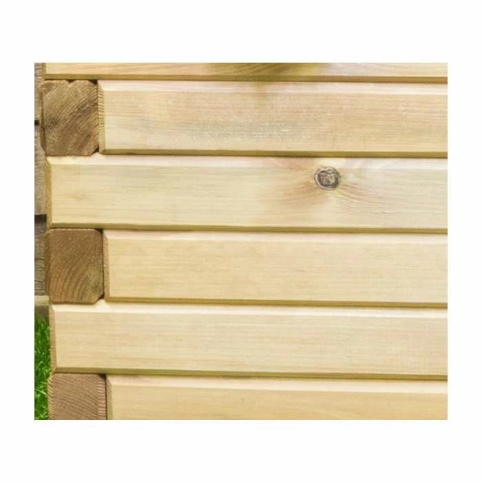 60cm Large Wooden Pine Raised Cube Planter 5 60cm Large Wooden Pine Raised Cube Planter - Image 3