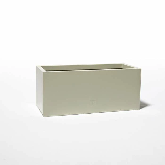 75cm Trough Zinc Ivory Textured Dipped Galvanised Planter 5 75cm Trough Zinc Ivory Textured Dipped Galvanised Planter - Image 3