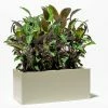 75cm Trough Zinc Ivory Textured Dipped Galvanised Planter -Planters Outlet Store PP40758 main image 813a