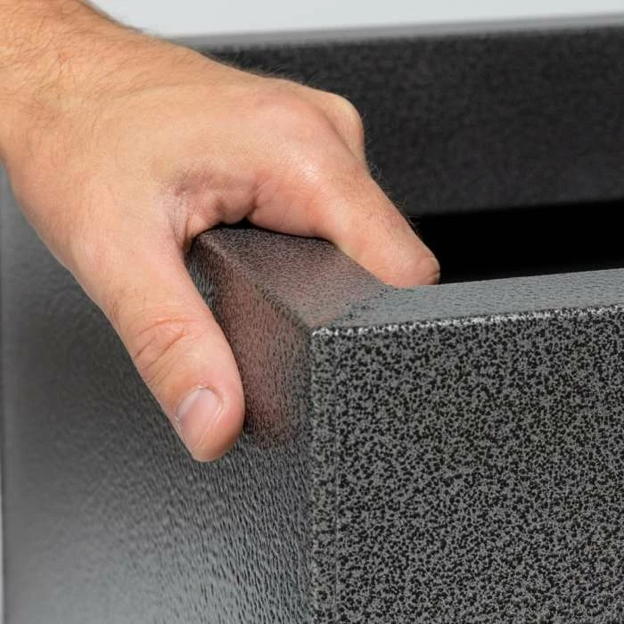 60cm Cube Zinc Silver & Black Textured Dipped Galvanised Planter 3 60cm Cube Zinc Silver & Black Textured Dipped Galvanised Planter