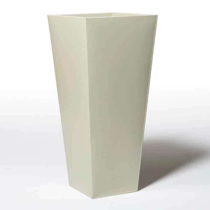 90cm Flared Square Zinc Ivory Textured Dipped Galvanised Planter 4 90cm Flared Square Zinc Ivory Textured Dipped Galvanised Planter - Image 2