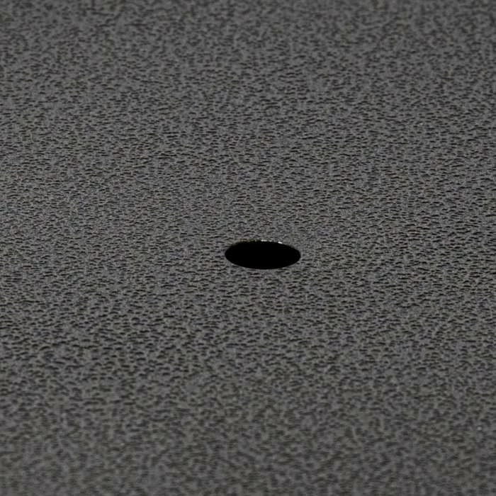 90cm Flared Square Zinc Silver & Black Textured Dipped Galvanised Planter 5 90cm Flared Square Zinc Silver & Black Textured Dipped Galvanised Planter - Image 3