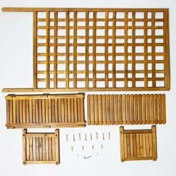 180cm Narrow Trough With Trellis Hardwood Planter 8 180cm Narrow Trough With Trellis Hardwood Planter -Planters Outlet Store PP40791 add image 2 dad4