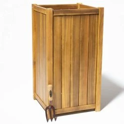 85cm Tall Cube Wooden Planter -Planters Outlet Store PP40794 add image 2 2a73
