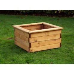Charles Taylor 52cm Extra Large Square Planter Redwood