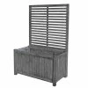 1.2m Trough With Trellis Hardwood Planter by Rowlinson® -Planters Outlet Store PP6084 main image 9db0