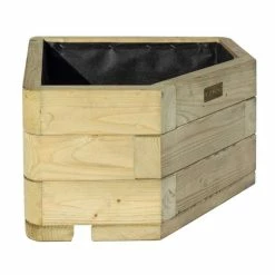 30cm Marberry Corner Hardwood Planter by Rowlinson® -Planters Outlet Store PP6087 add image 3 6a8a