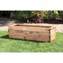 Charles Taylor Wooden Garden Set of 4 1.09m x 31.5cm Trough Planters 7 Charles Taylor Wooden Garden Set of 4 1.09m x 31.5cm Trough Planters -Planters Outlet Store PP6097 add image 1 9a33