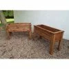 Charles Taylor Wooden Garden Set of 2 109cm x 72cm Raised Wiltshire Troughs 1 Charles Taylor Wooden Garden Set of 2 109cm x 72cm Raised Wiltshire Troughs -Planters Outlet Store PP6100 main image fa34