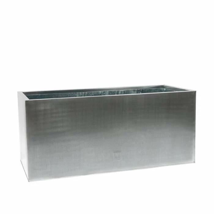 100cm Zinc Galvanised Silver Trough 3 100cm Zinc Galvanised Silver Trough